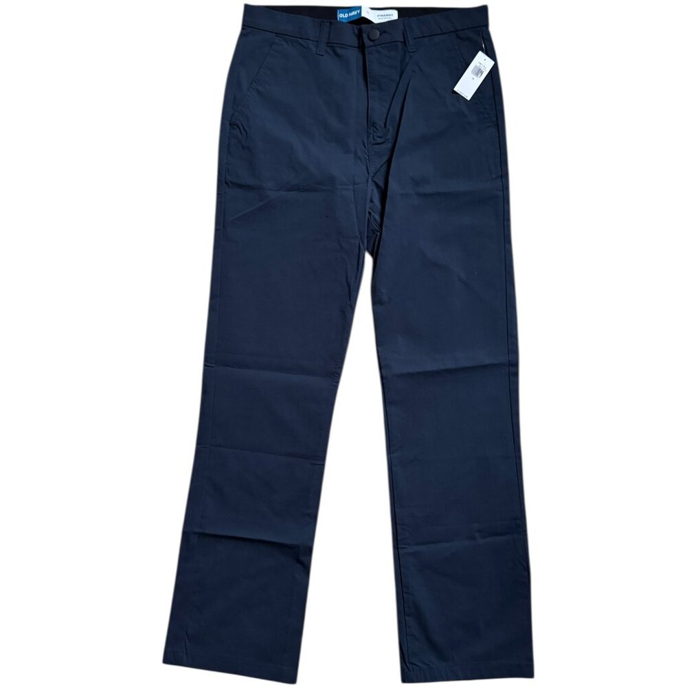 Old Navy Boys Navy Blue slim-fit tech chino pant Size 16 NWT